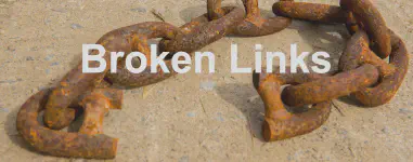 Find broken links with a link checker